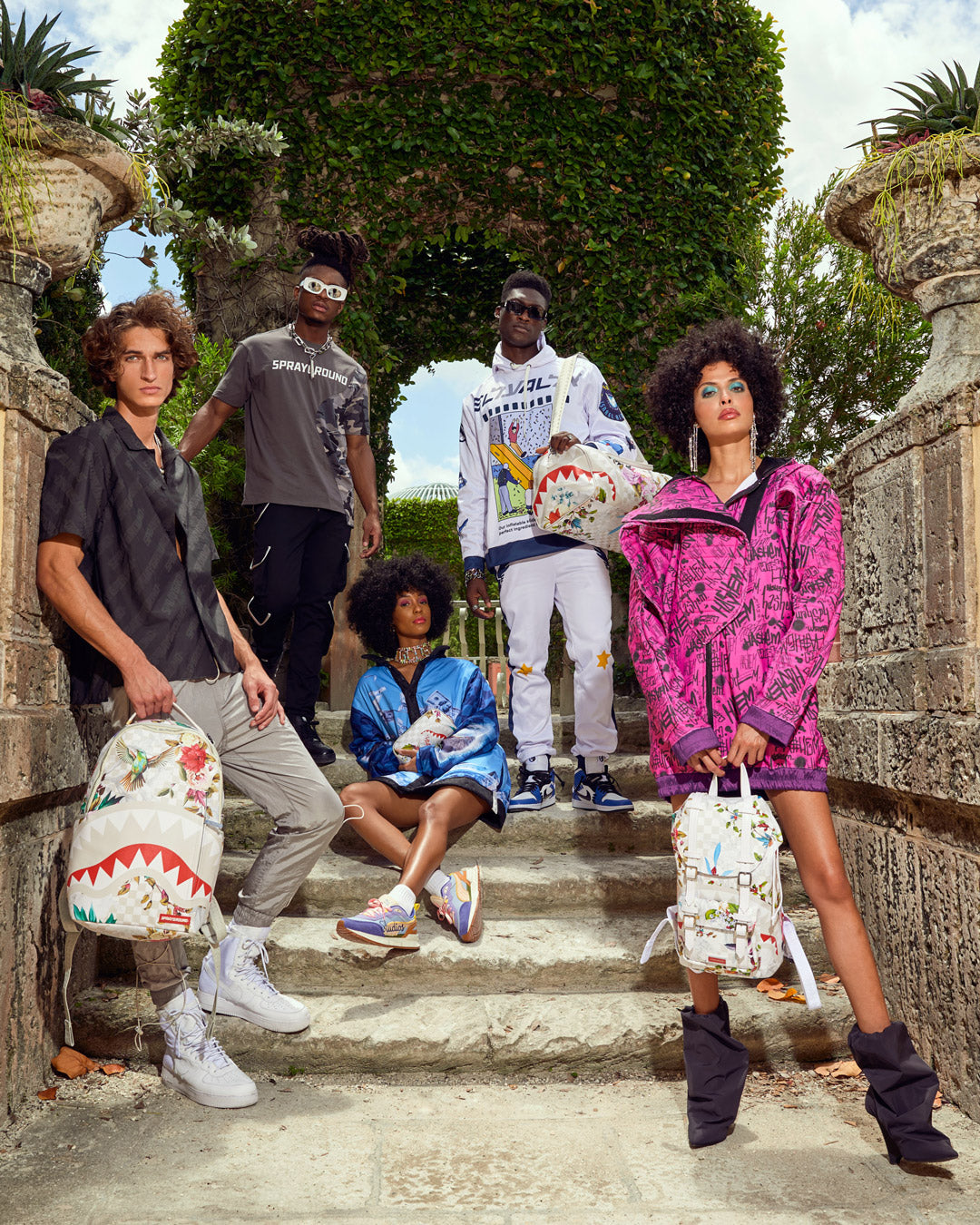 SPRAYGROUND IN THE GARDEN BACKPACK (DLXV)