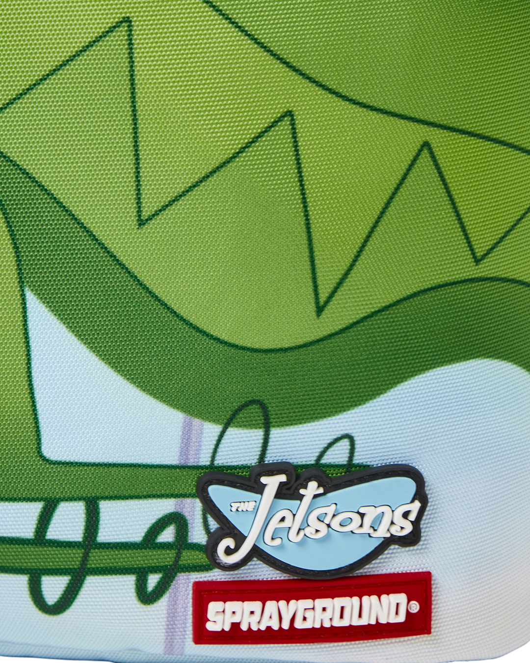 SPRAYGROUND JETSONS FLYING SHARKMOUTH BACKPACK (DLXR)