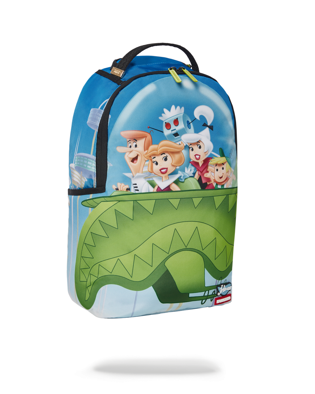 SPRAYGROUND JETSONS FLYING SHARKMOUTH BACKPACK (DLXR)