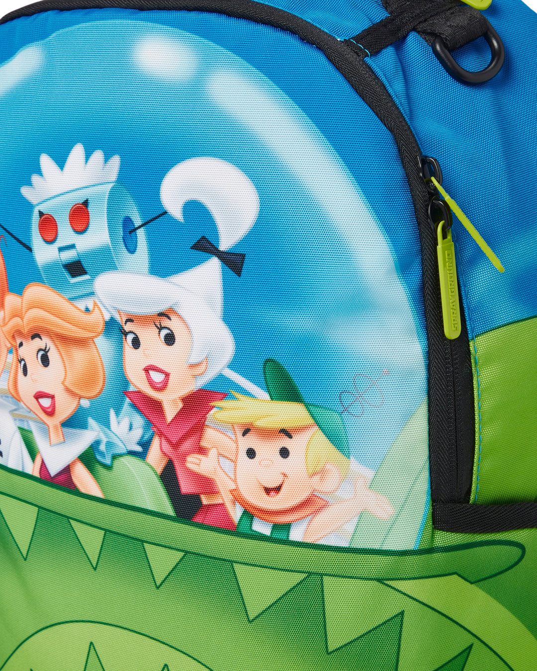 SPRAYGROUND JETSONS FLYING SHARKMOUTH BACKPACK (DLXR)