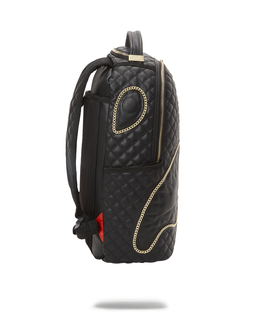 SPRAYGROUND LEVELED UP SPLIT QUILT SHARK BACKPACK (DLXV)
