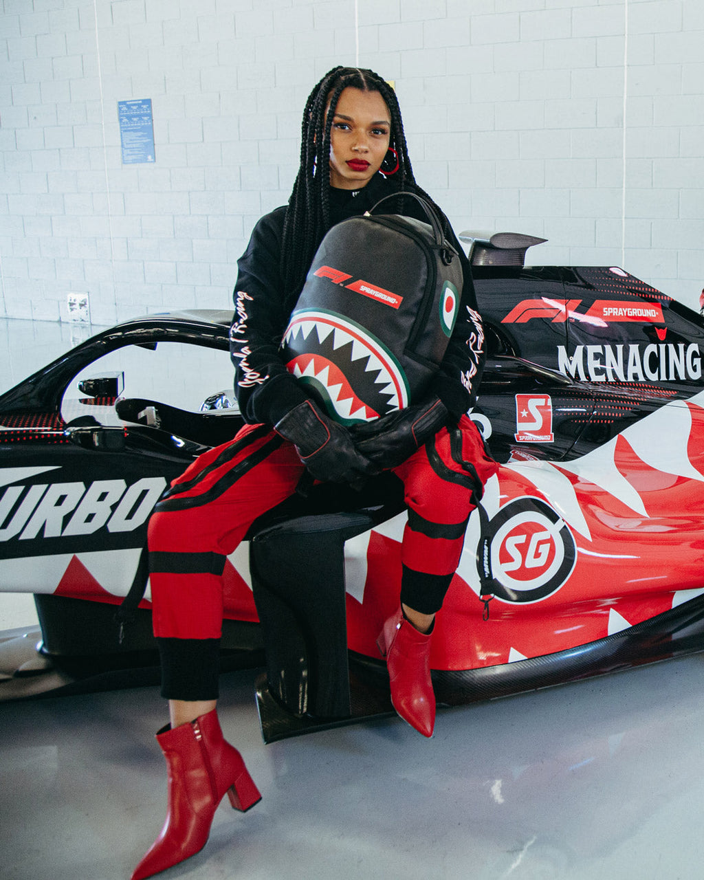 SPRAYGROUND FORMULA 1 OFFICIAL RACE TEAM BACKPACK (DLXV)