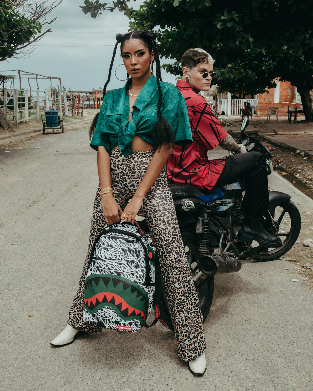 SPRAYGROUND NIGHT NIGHT BACKPACK (DLXV)