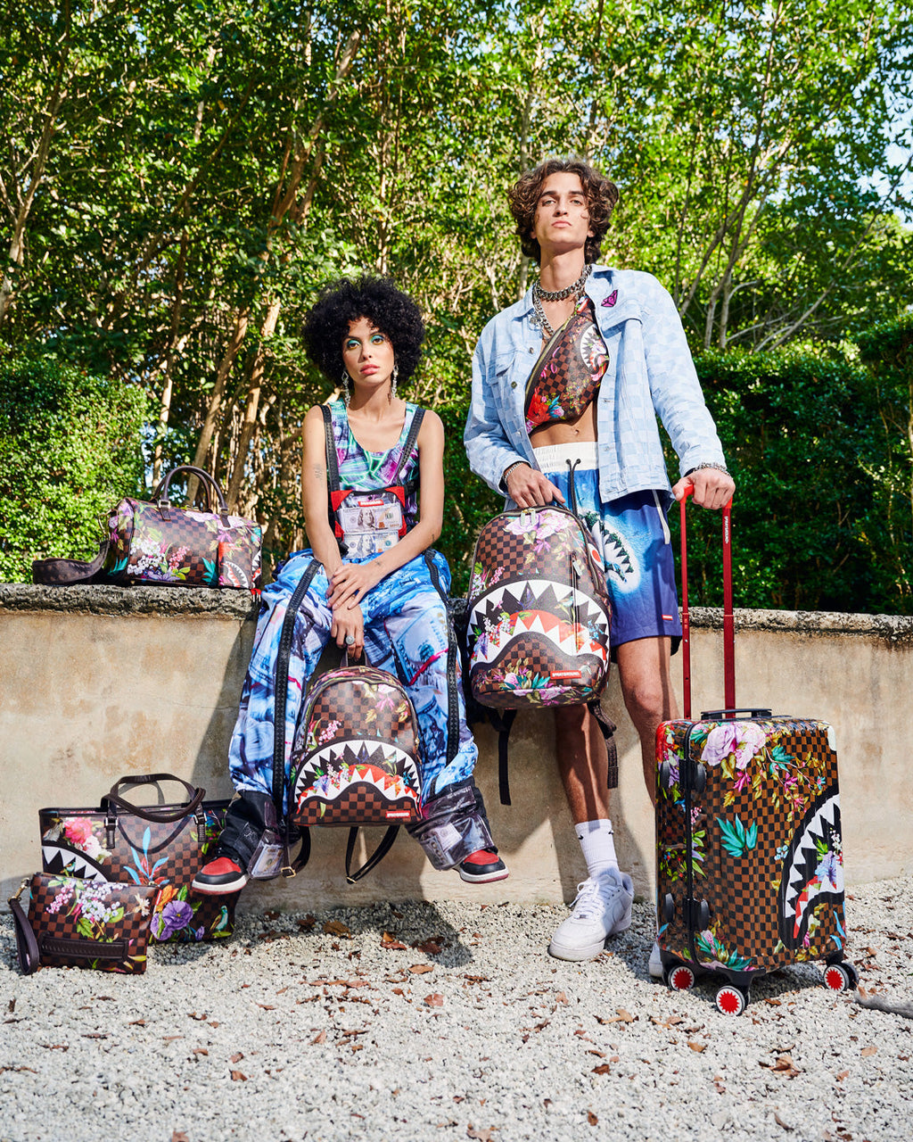 SPRAYGROUND GARDEN OF SHARKS SAVAGE BACKPACK
