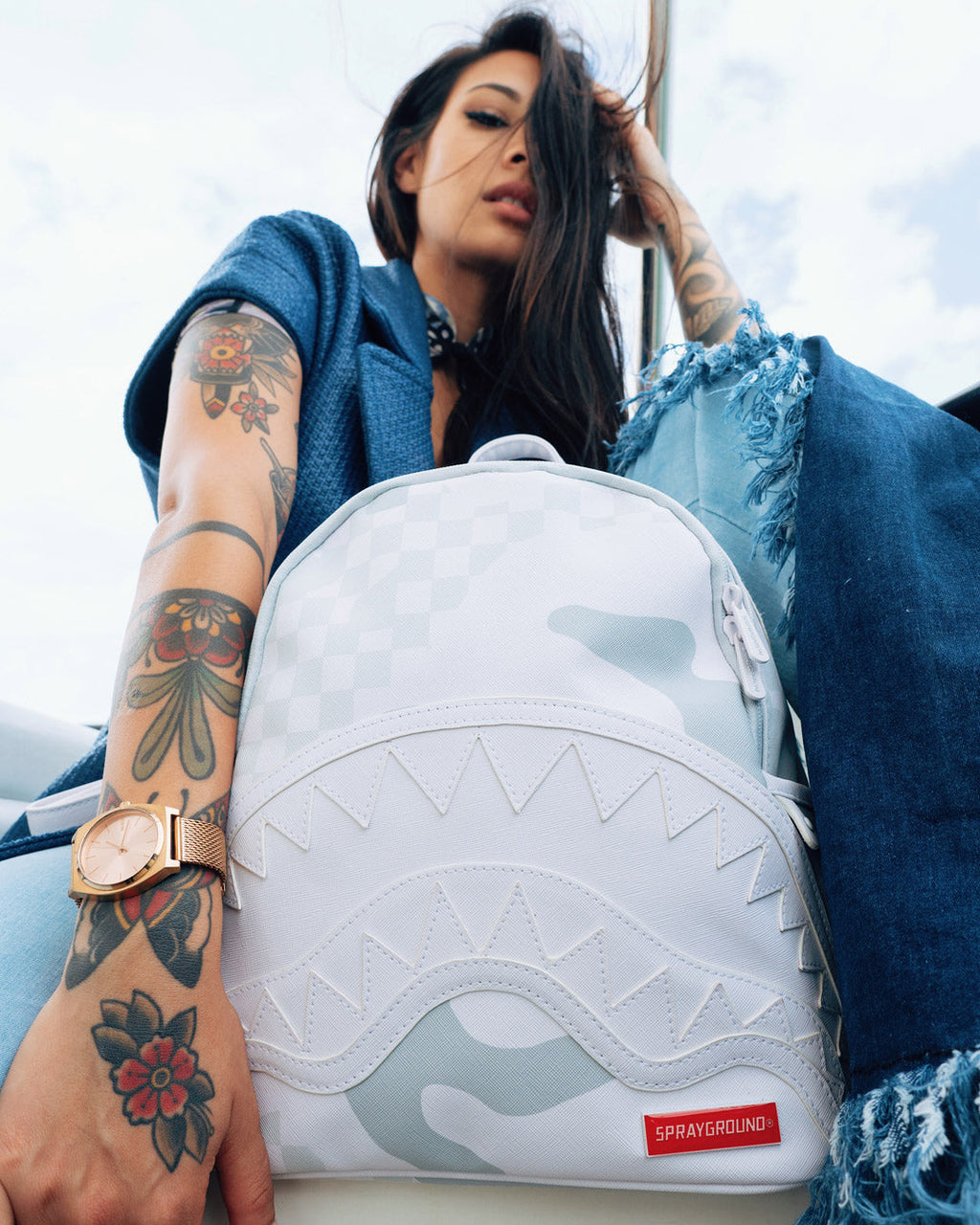 SPRAYGROUND 3AM LE BLANC SAVAGE BACKPACK