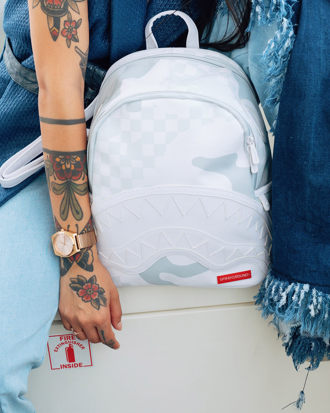 SPRAYGROUND 3AM LE BLANC SAVAGE BACKPACK
