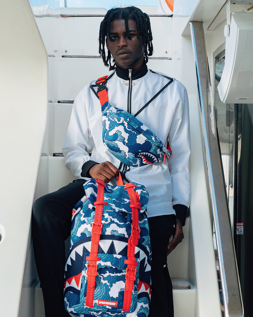 SPRAYGROUND SHARK WAVE HILLS BACKPACK
