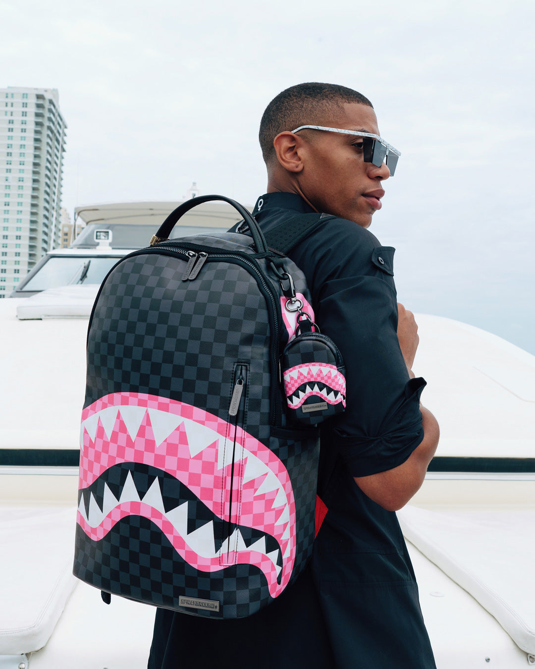 SPRAYGROUND SHARKS IN CANDY QUATTRO BACKPACK