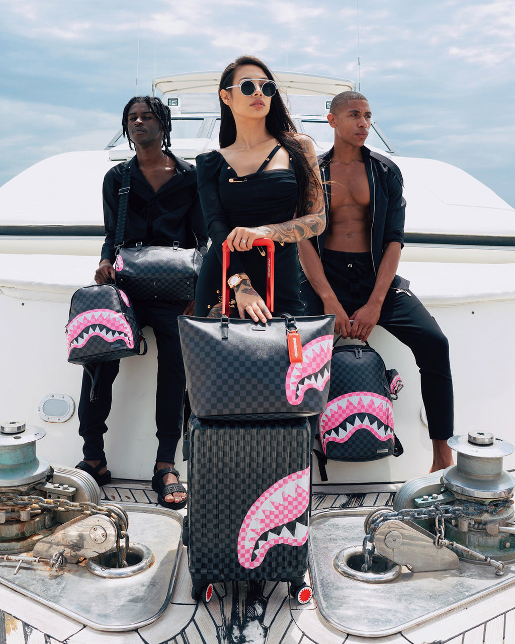 SPRAYGROUND SHARKS IN CANDY QUATTRO BACKPACK