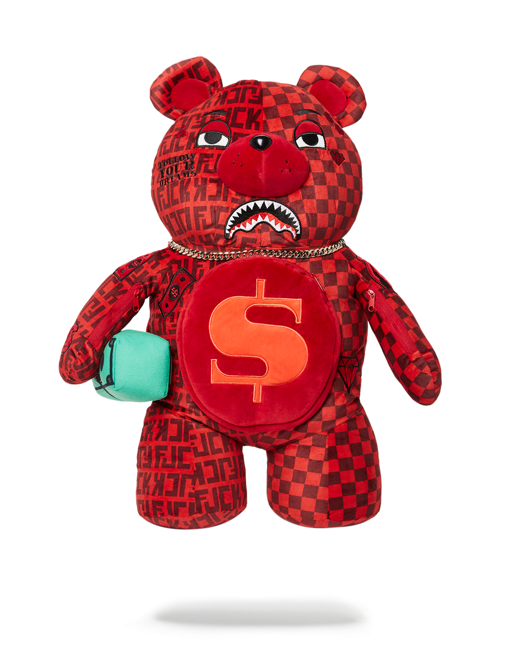 SPRAYGROUND VENI VIDI VICI MONEYBEAR TEDDYBEAR BACKPACK