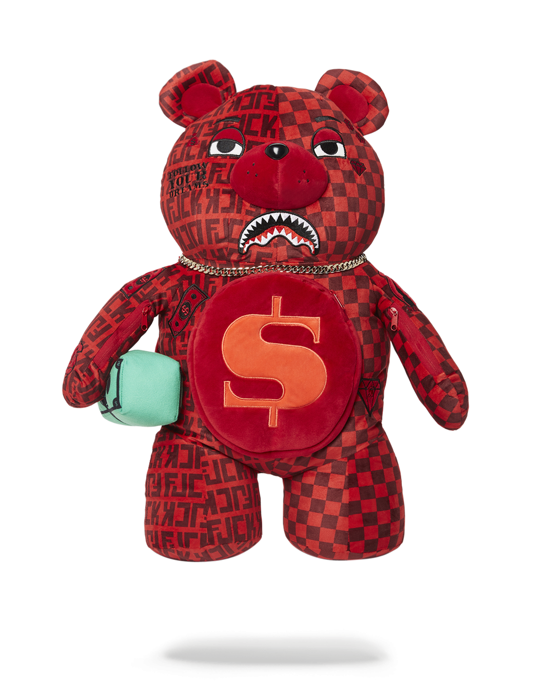 SPRAYGROUND VENI VIDI VICI MONEYBEAR TEDDYBEAR BACKPACK
