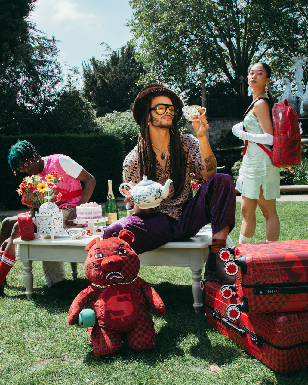 SPRAYGROUND VENI VIDI VICI MONEYBEAR TEDDYBEAR BACKPACK