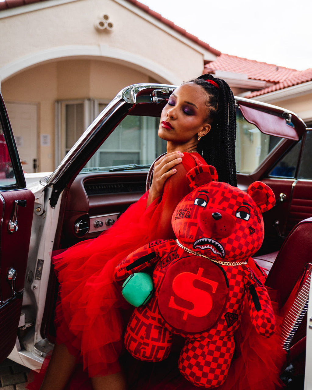 SPRAYGROUND VENI VIDI VICI MONEYBEAR TEDDYBEAR BACKPACK
