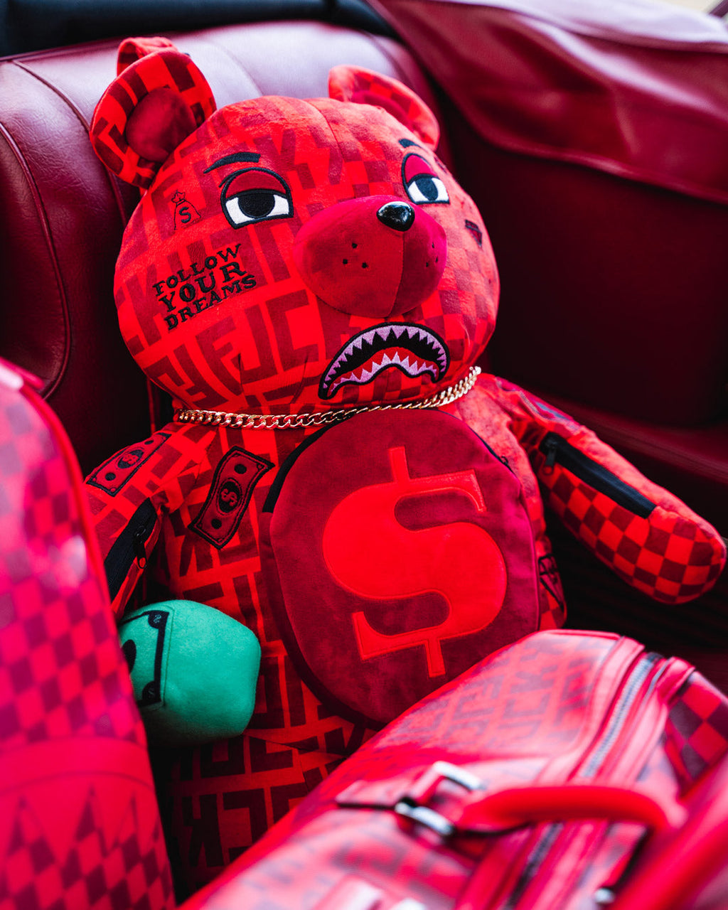SPRAYGROUND VENI VIDI VICI MONEYBEAR TEDDYBEAR BACKPACK