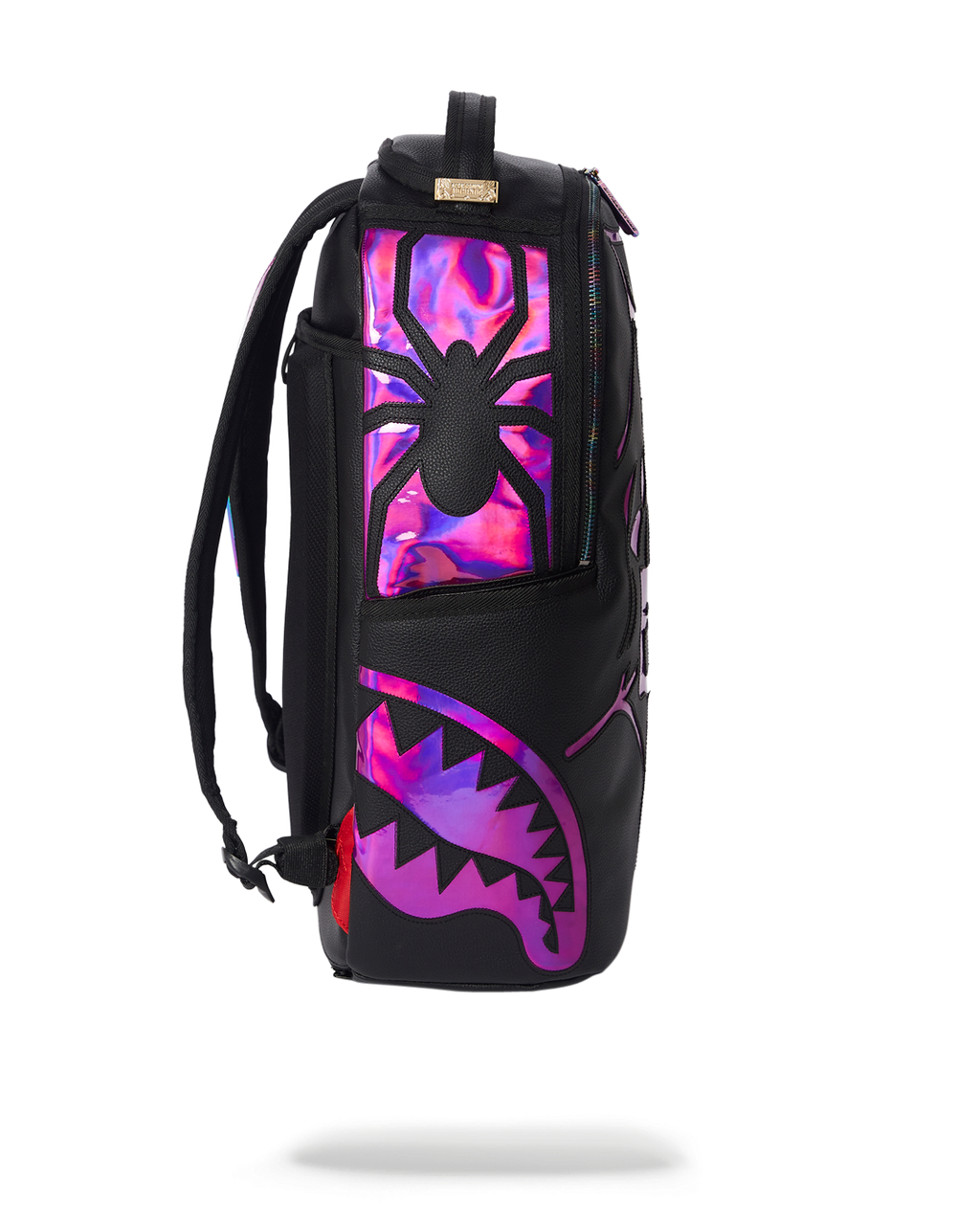 SPRAYGROUND CAZZU IRIDESCENT CUT & SEW SPIDER SKULL SHARK BACKPACK (DLXV)