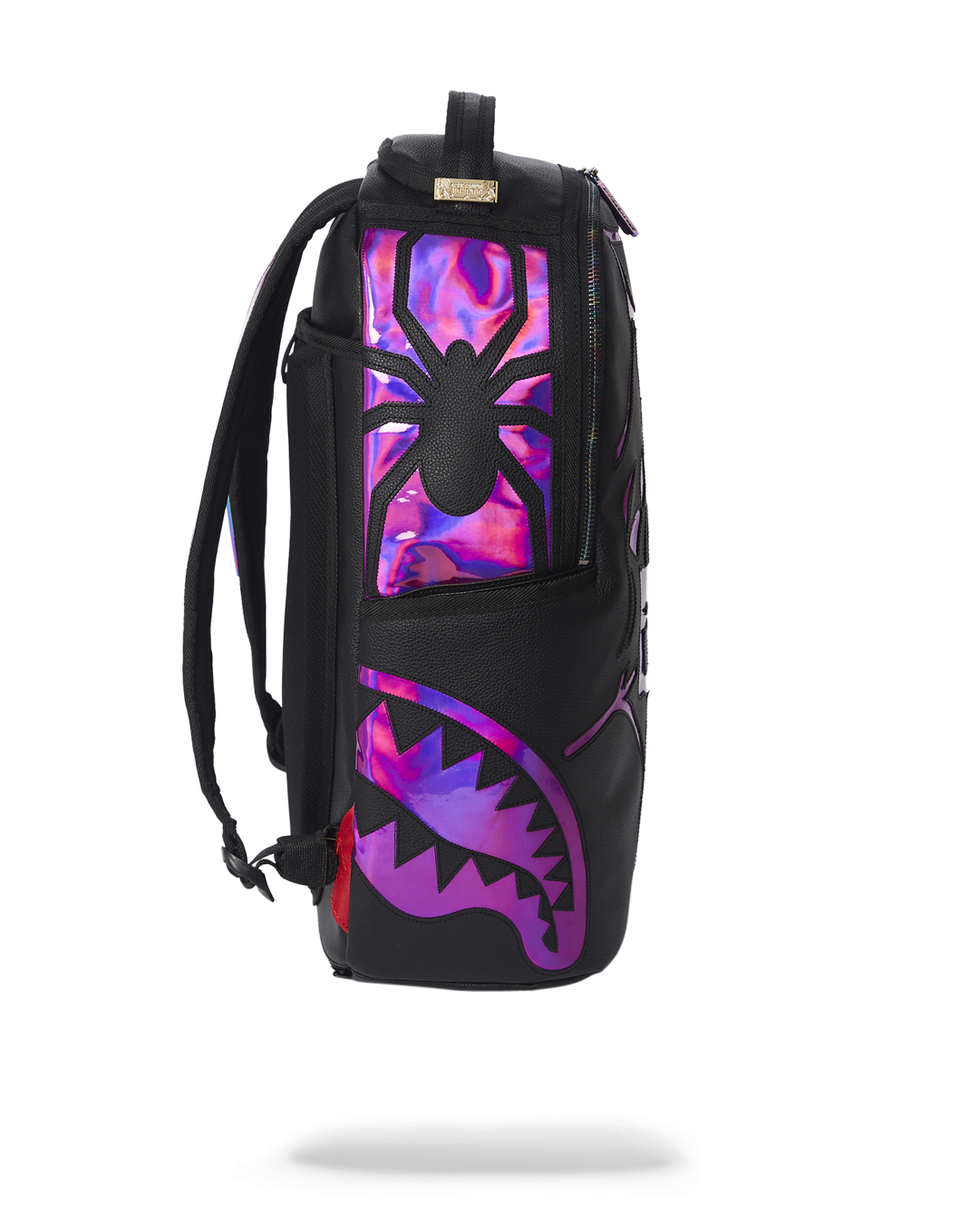 SPRAYGROUND CAZZU IRIDESCENT CUT & SEW SPIDER SKULL SHARK BACKPACK (DLXV)