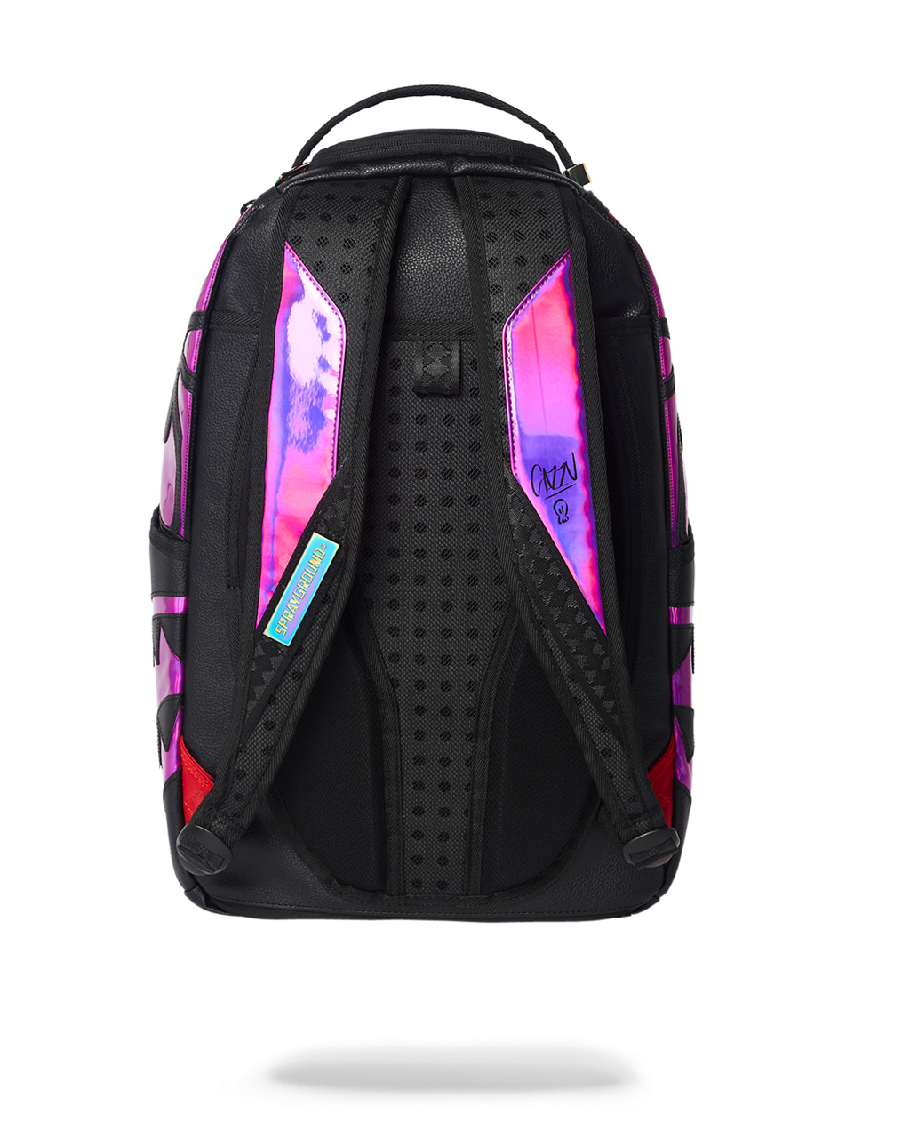 SPRAYGROUND CAZZU IRIDESCENT CUT & SEW SPIDER SKULL SHARK BACKPACK (DLXV)