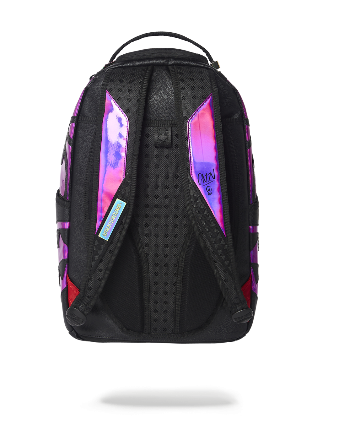 SPRAYGROUND CAZZU IRIDESCENT CUT & SEW SPIDER SKULL SHARK BACKPACK (DLXV)