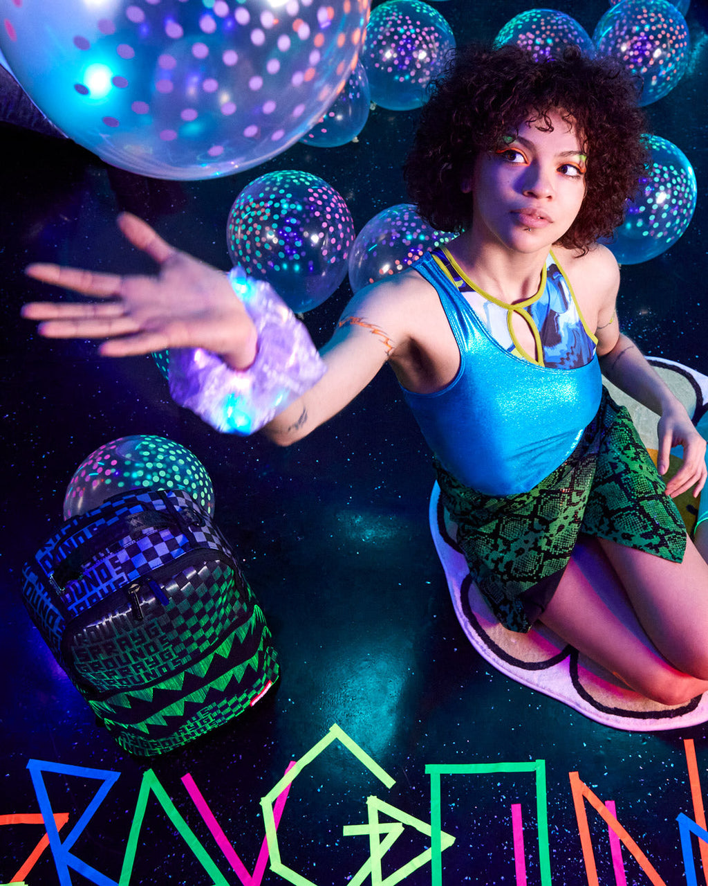 SPRAYGROUND FIBER OPTIC LIGHTSHOW BACKPACK