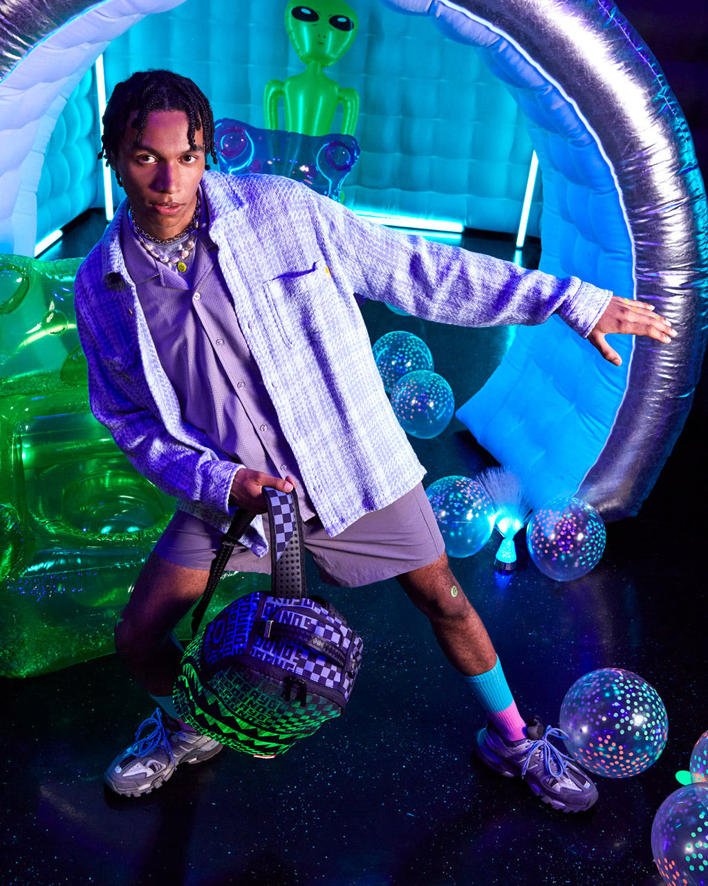 SPRAYGROUND FIBER OPTIC LIGHTSHOW BACKPACK