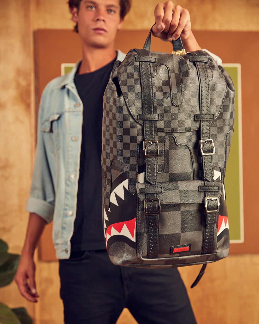 SPRAYGROUND XTC GREY SHARKS IN PARIS HILLS BACKPACK