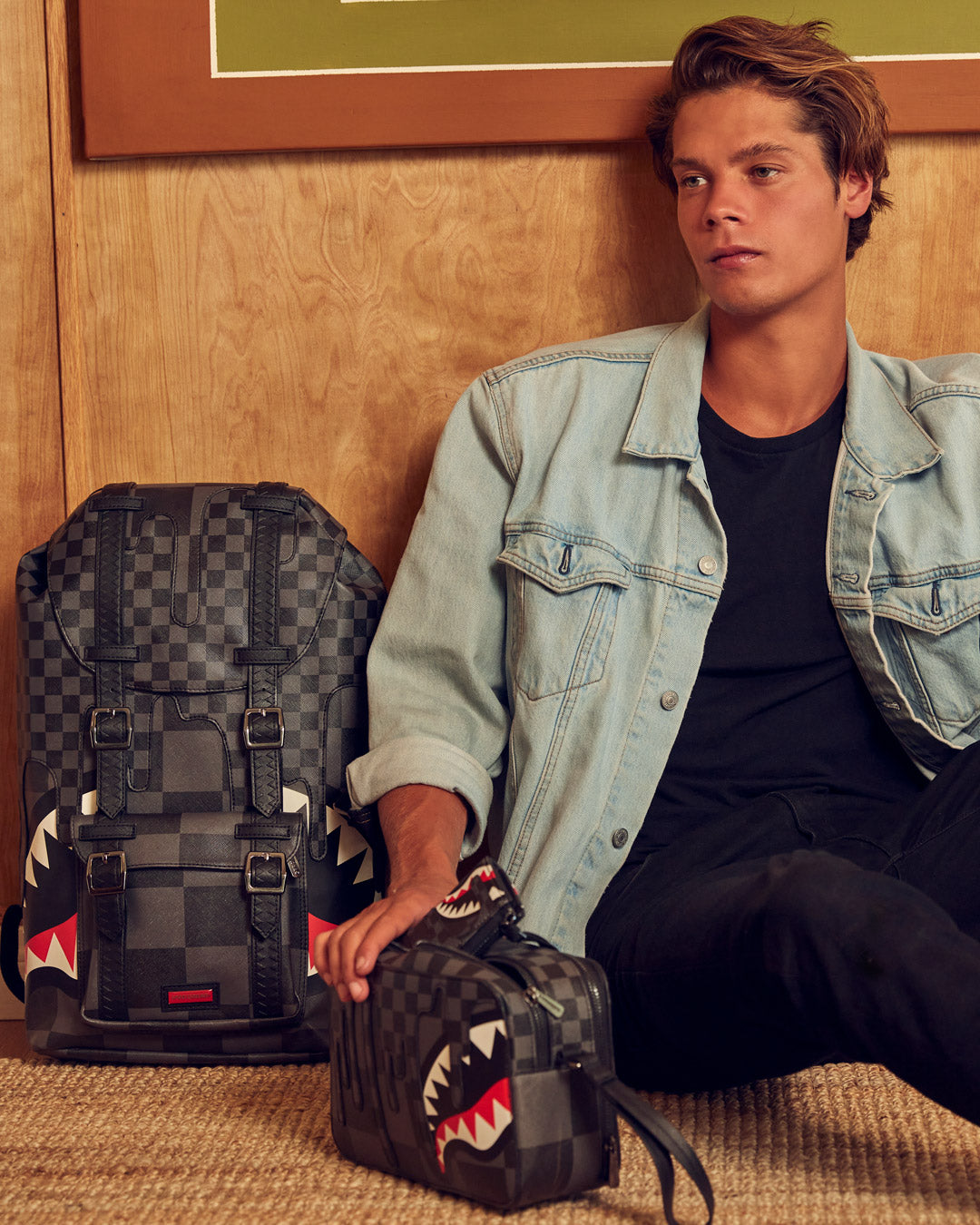 SPRAYGROUND XTC GREY SHARKS IN PARIS HILLS BACKPACK