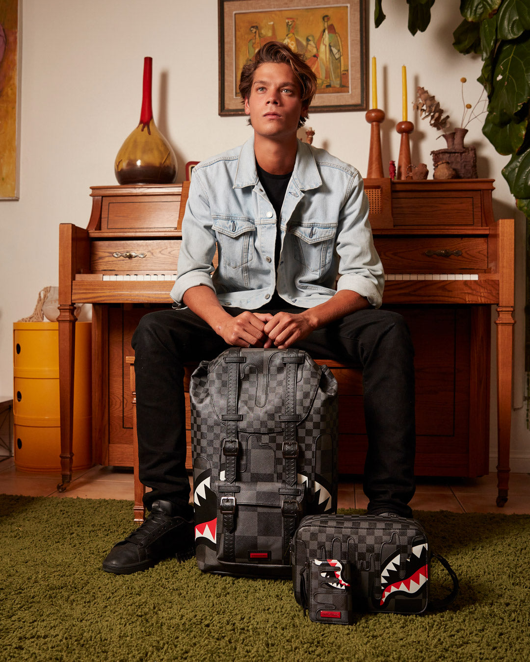 SPRAYGROUND XTC GREY SHARKS IN PARIS HILLS BACKPACK