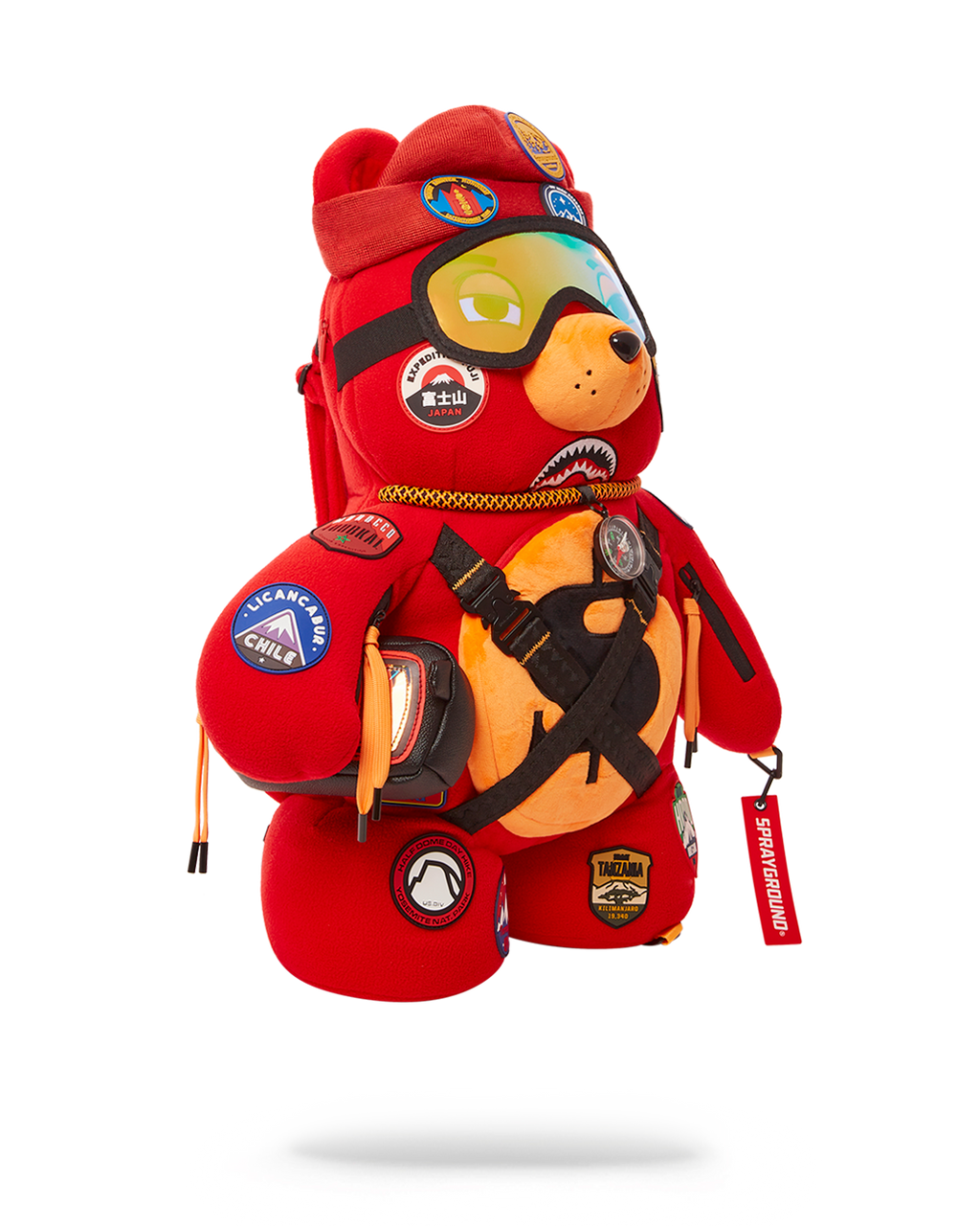 SPRAYGROUND THE GLOBAL EXPEDITION MONEYBEAR TEDDYBEAR BACKPACK