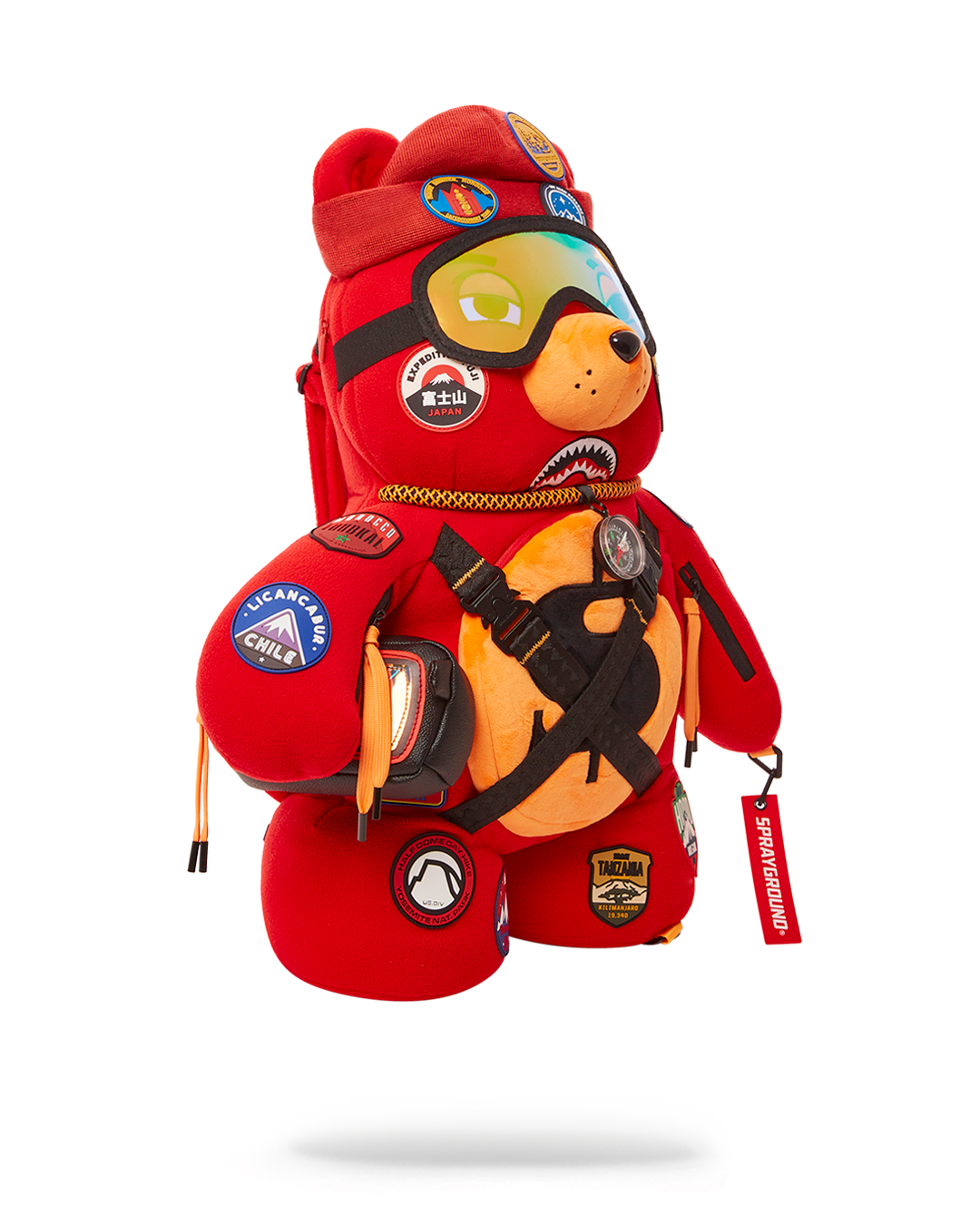 SPRAYGROUND THE GLOBAL EXPEDITION MONEYBEAR TEDDYBEAR BACKPACK