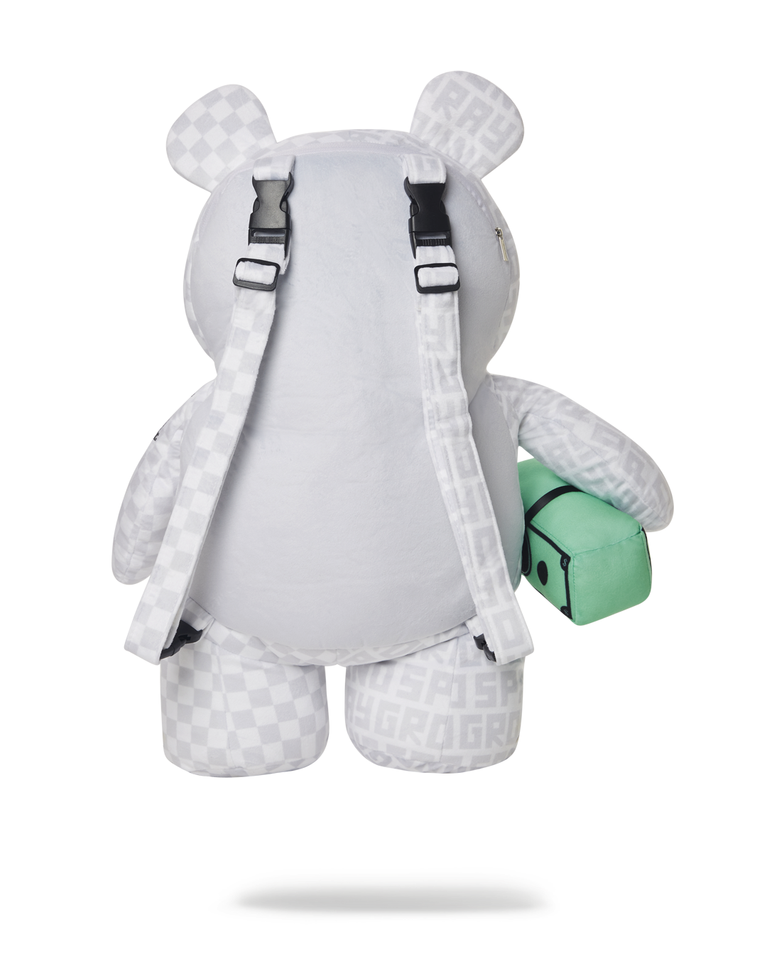 SPRAYGROUND SPLIT THE CHECK (PEARL) MONEYBEAR TEDDYBEAR BACKPACK