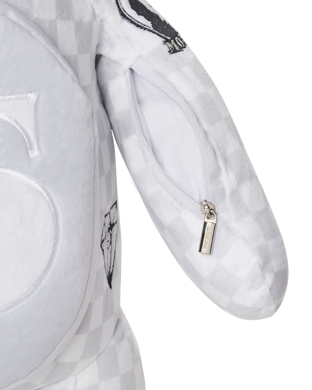 SPRAYGROUND SPLIT THE CHECK (PEARL) MONEYBEAR TEDDYBEAR BACKPACK
