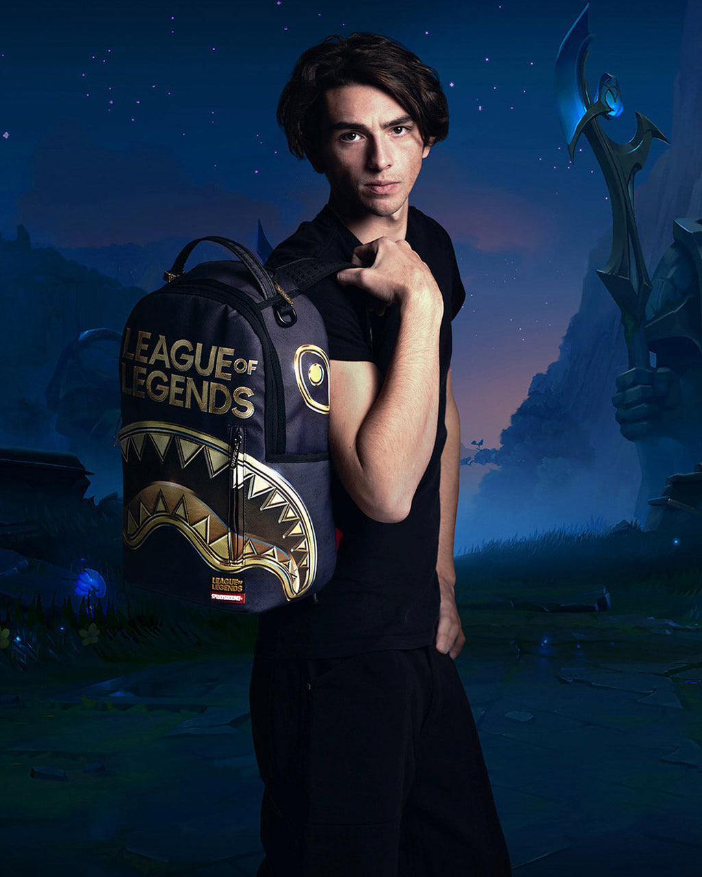 SPRAYGROUND LEAGUE OF LEGENDS SHARK BACKPACK (DLXV)
