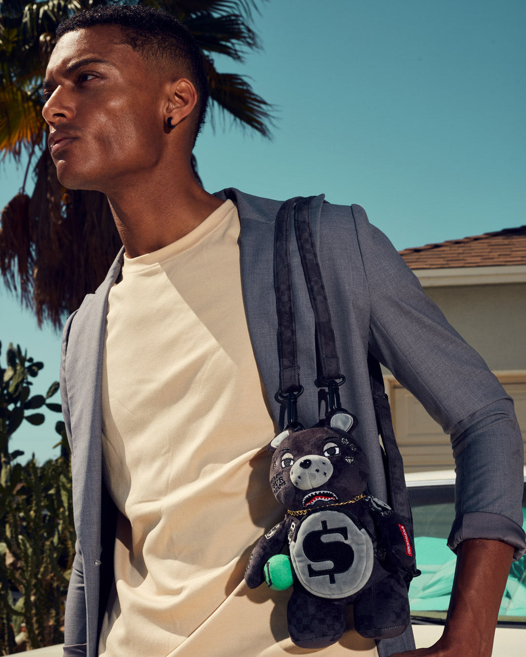 SPRAYGROUND BEAR CUB BACKPACK - 3AM NEVER SLEEP