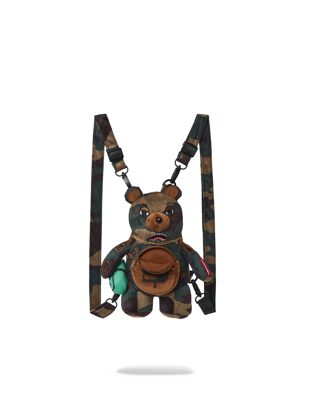 SPRAYGROUND BEARCUB BACKPACK - CAMOCHECK MONEYBEAR