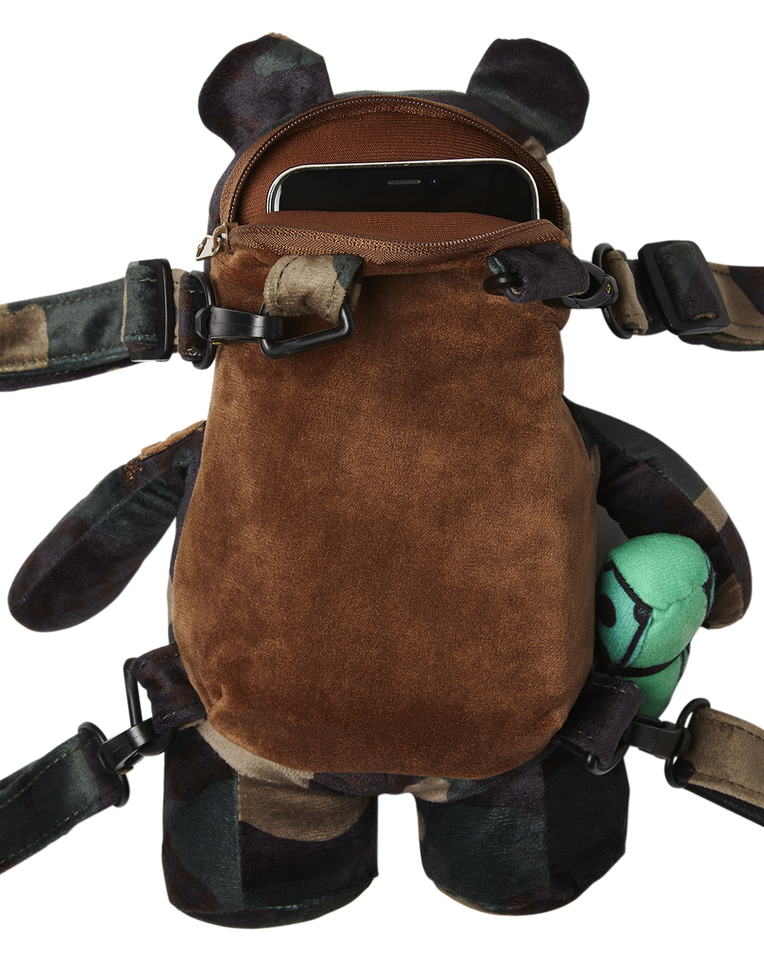 SPRAYGROUND BEARCUB BACKPACK - CAMOCHECK MONEYBEAR