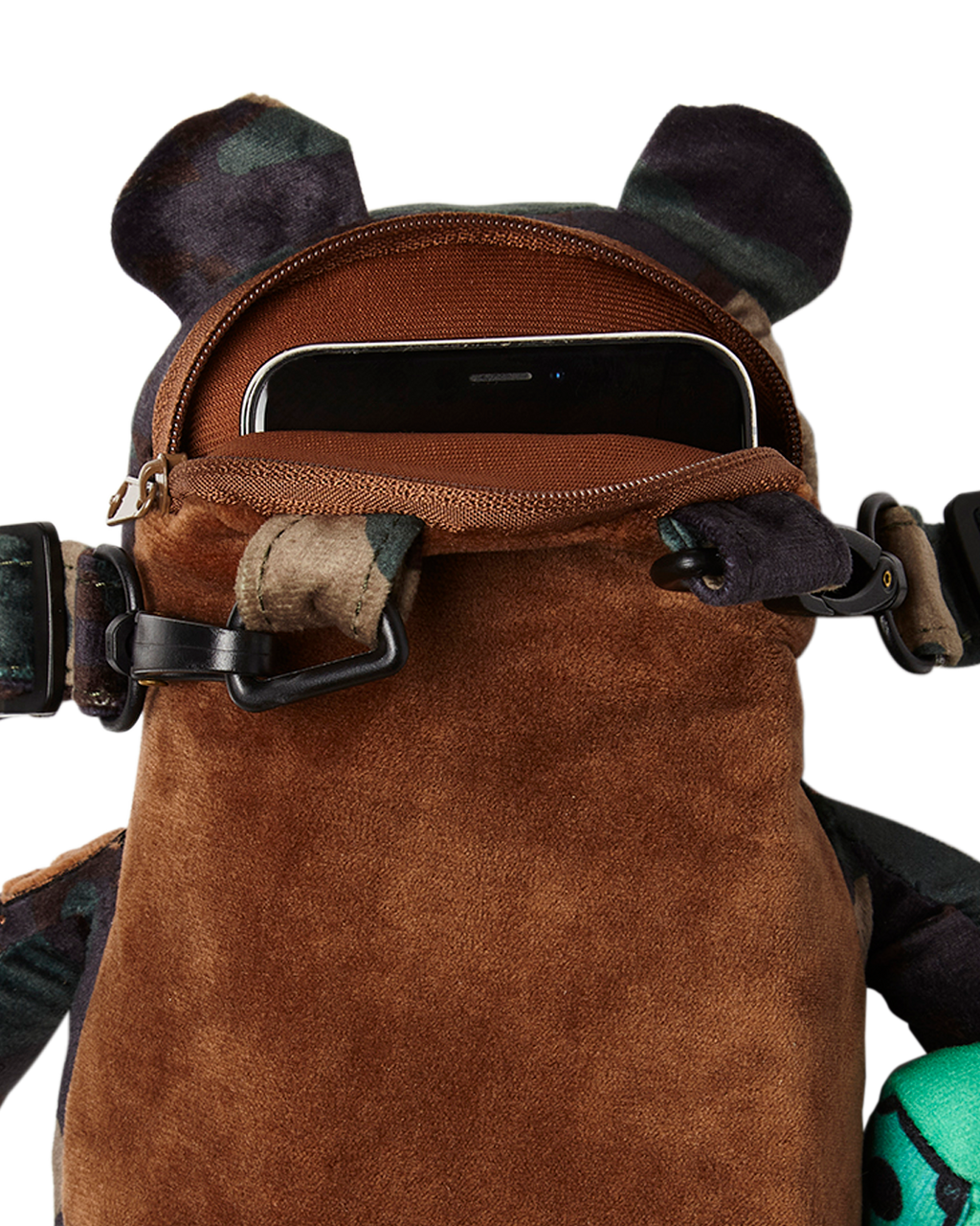 SPRAYGROUND BEARCUB BACKPACK - CAMOCHECK MONEYBEAR