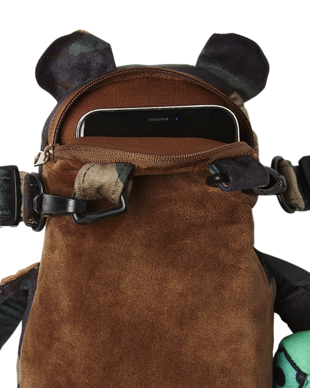 SPRAYGROUND BEARCUB BACKPACK - CAMOCHECK MONEYBEAR