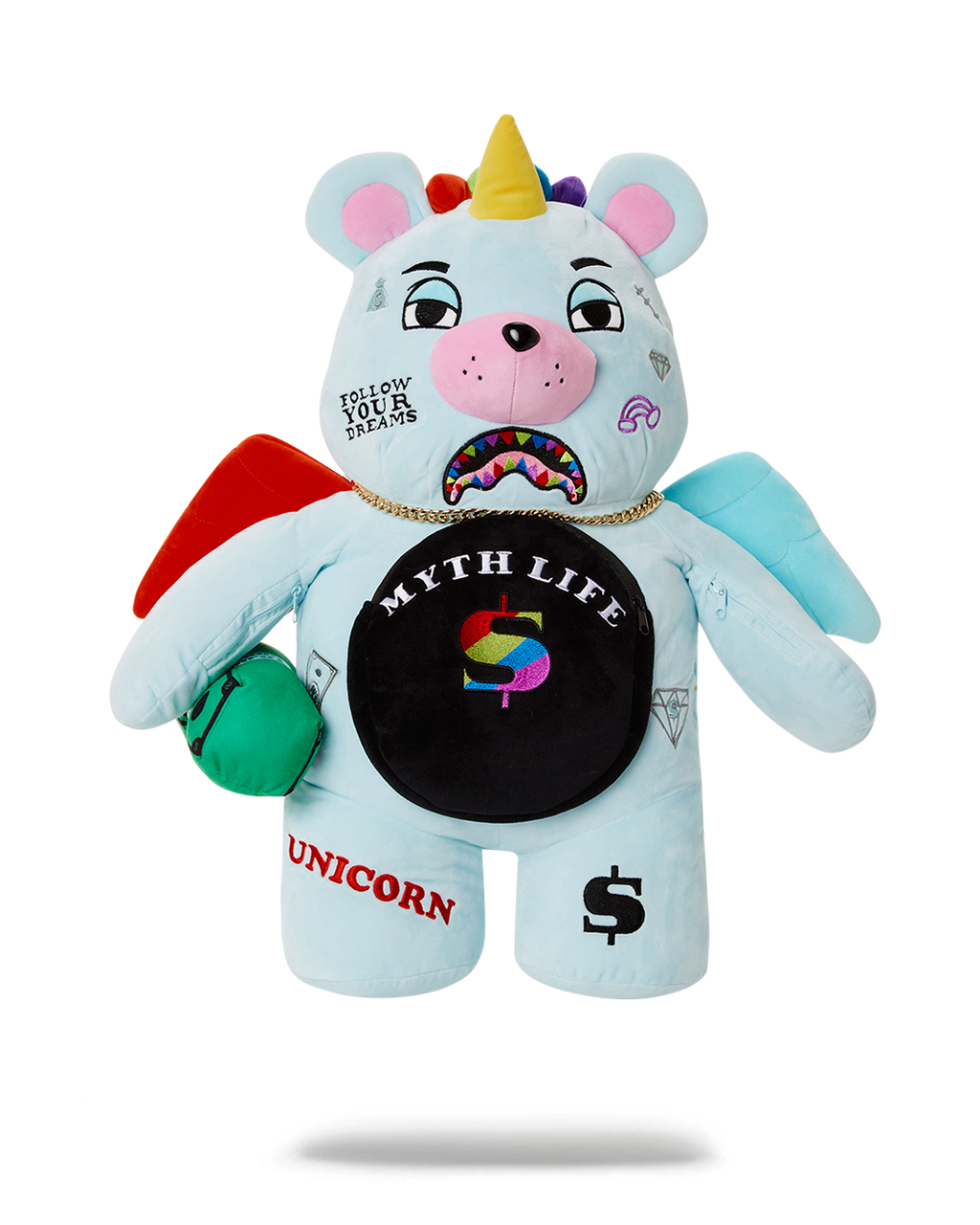 SPRAYGROUND MYTH LIFE MONEYBEAR TEDDYBEAR BACKPACK