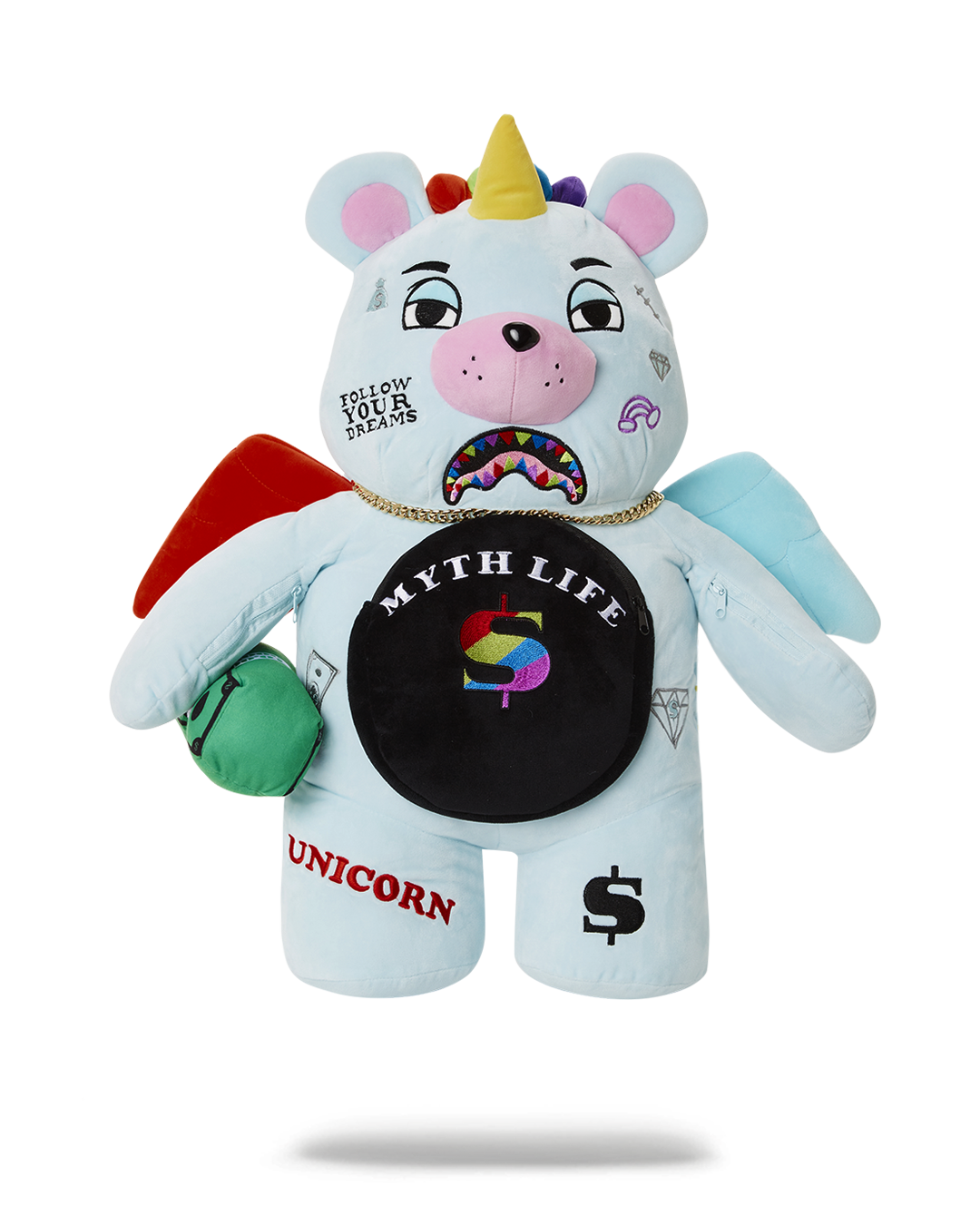 SPRAYGROUND MYTH LIFE MONEYBEAR TEDDYBEAR BACKPACK