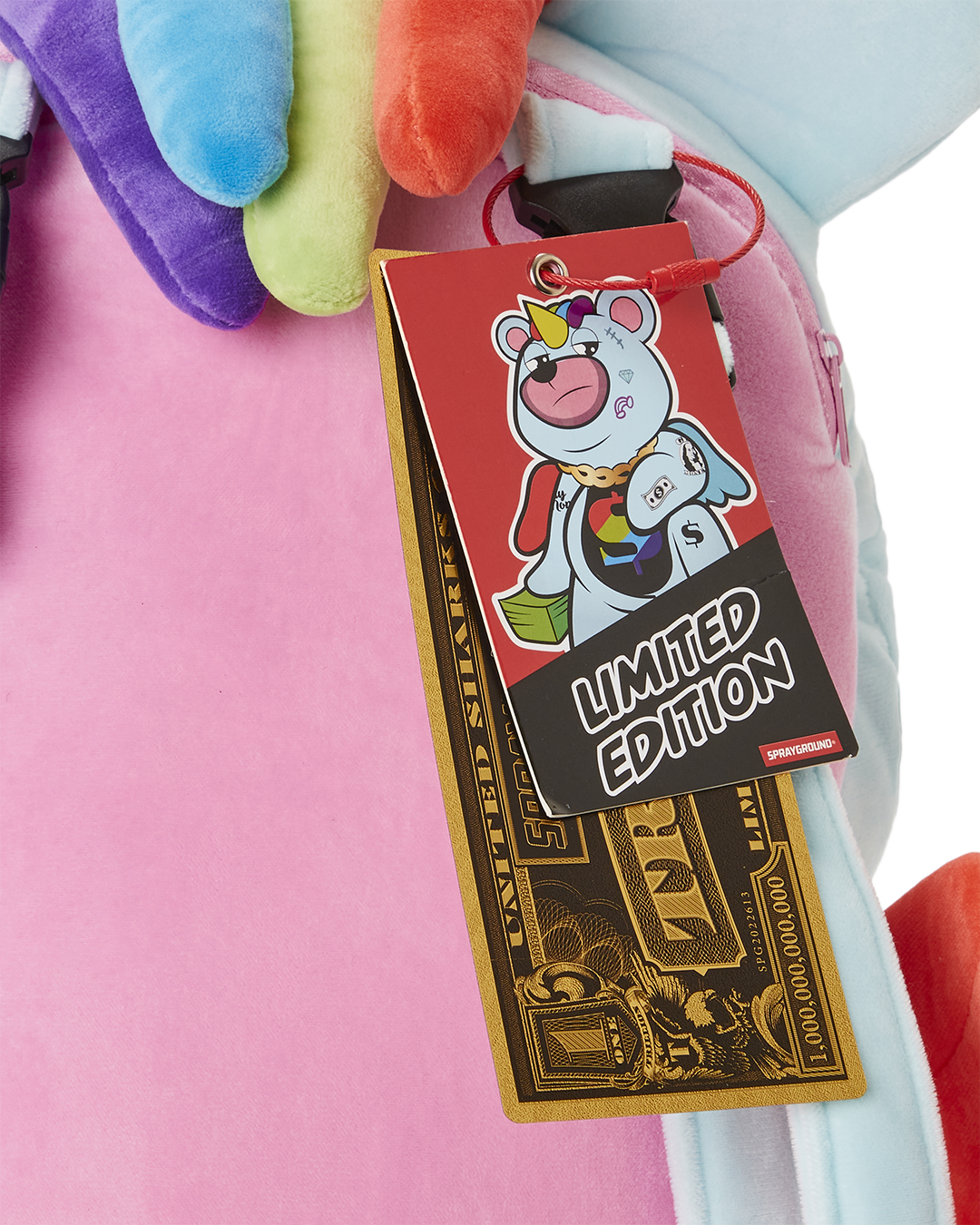 SPRAYGROUND MYTH LIFE MONEYBEAR TEDDYBEAR BACKPACK