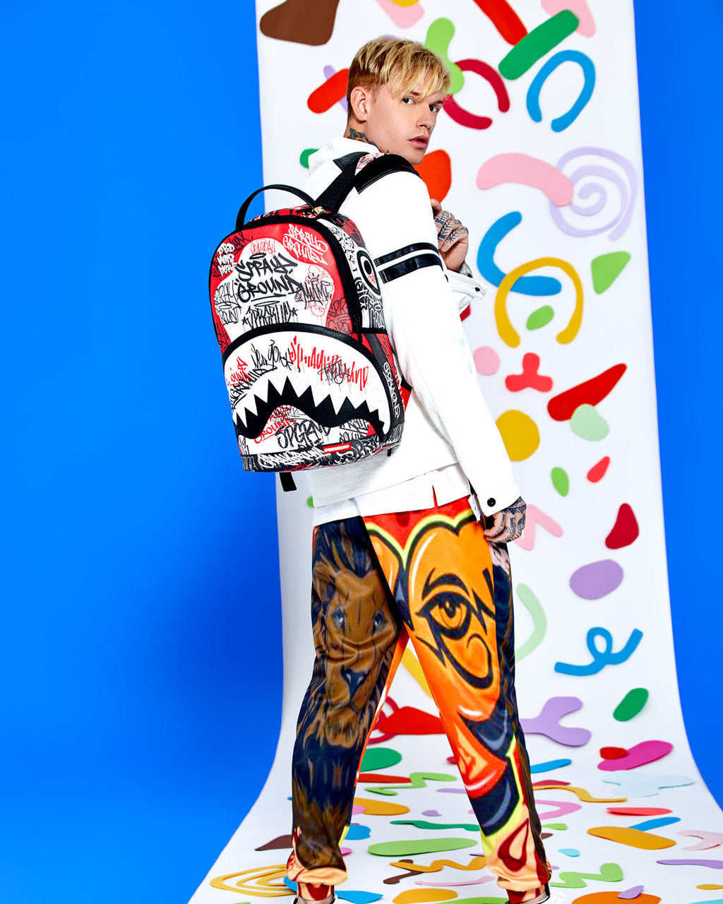 SPRAYGROUND MYSTERIOUS MASTERMIND BACKPACK (DLXV)
