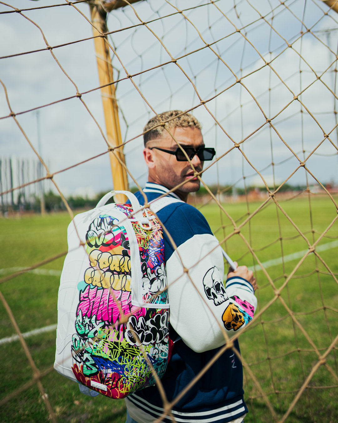 SPRAYGROUND HALF GRAFF BACKPACK (DLXV)