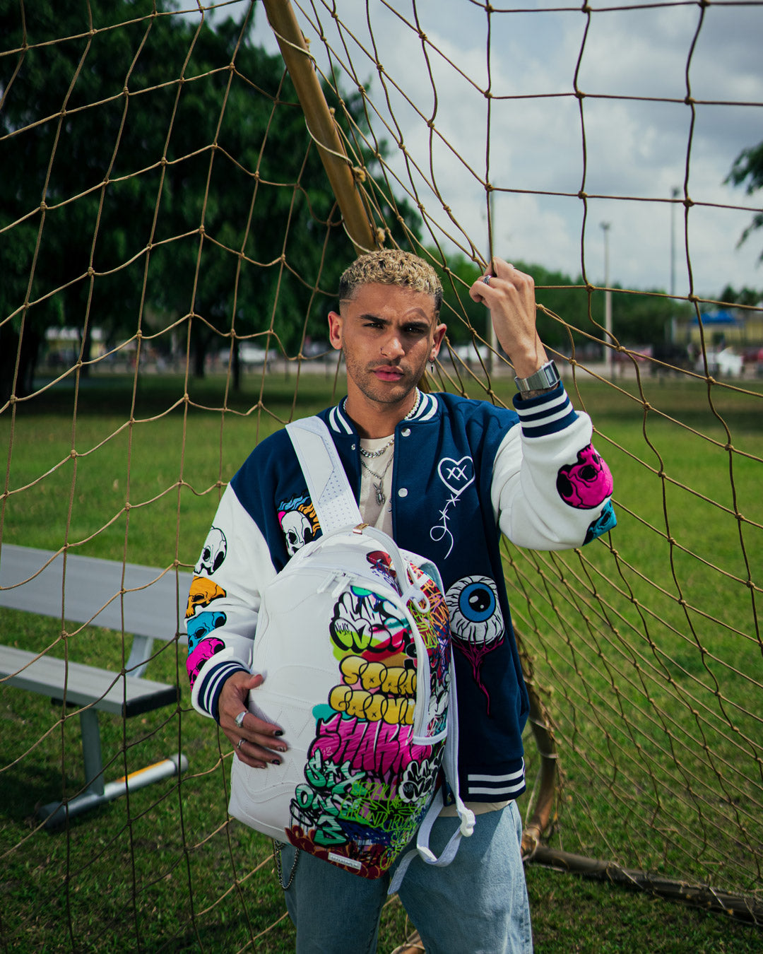 SPRAYGROUND HALF GRAFF BACKPACK (DLXV)