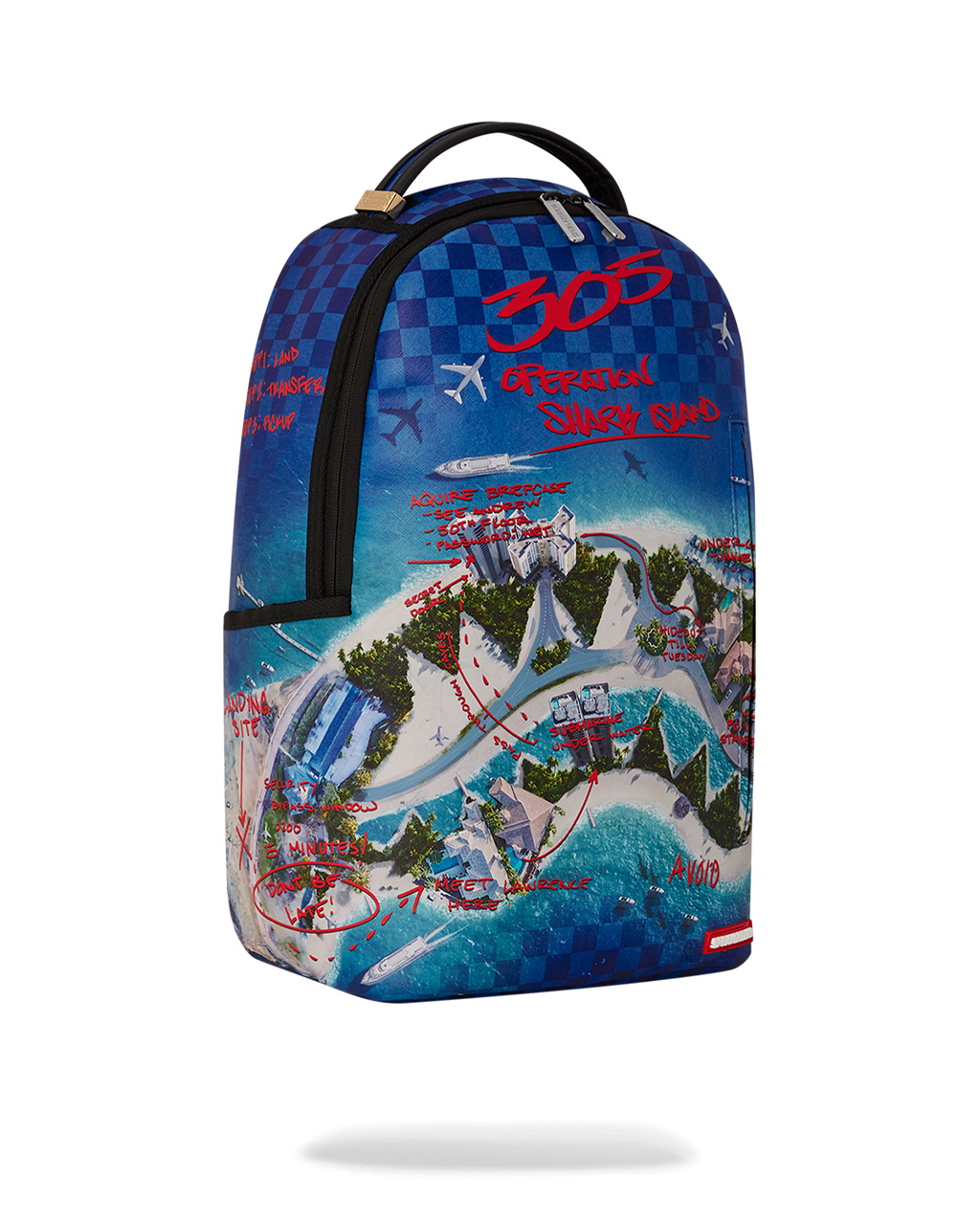 SPRAYGROUND THE 305 SHARK ISLAND BANK HEIST BACKPACK