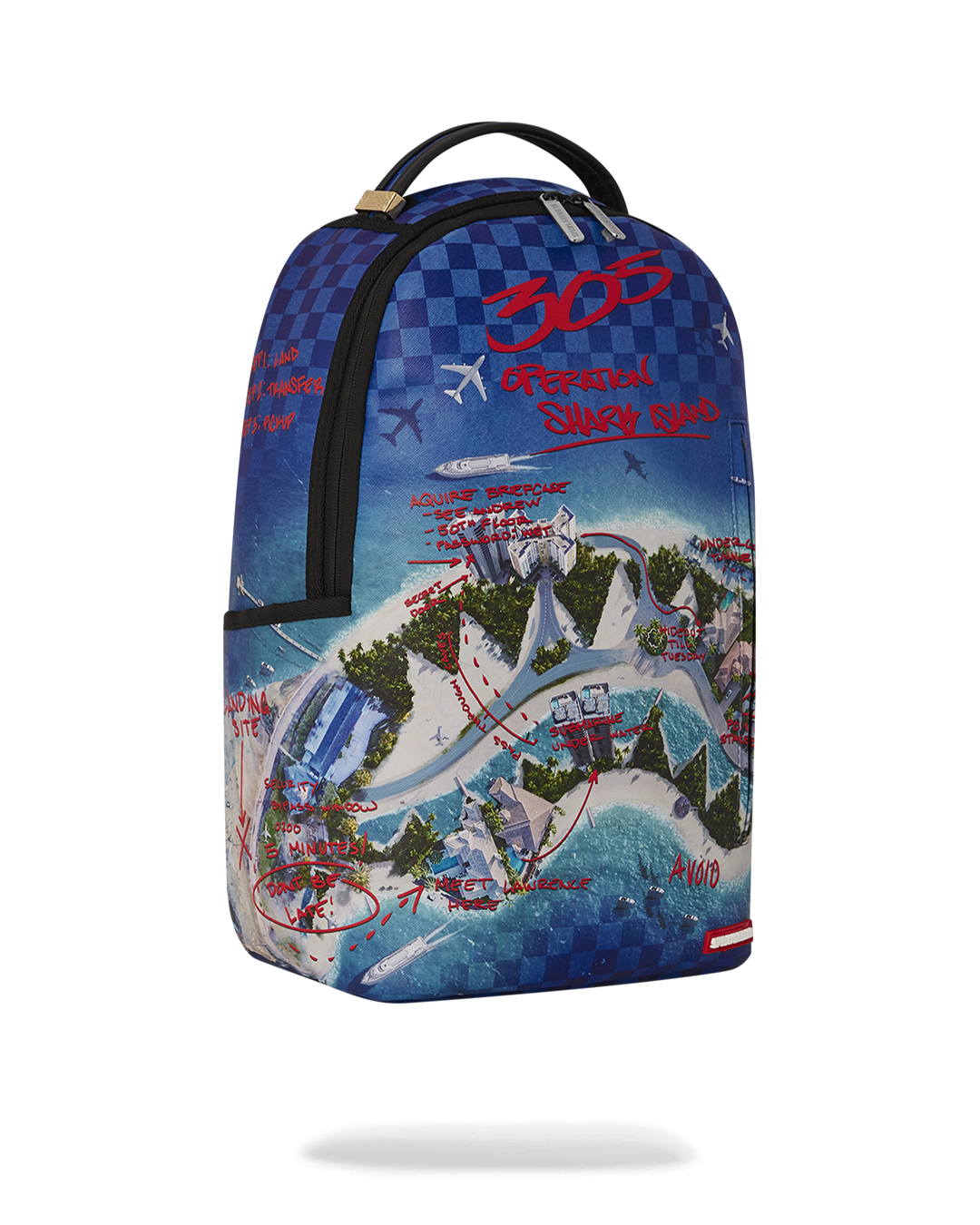 SPRAYGROUND THE 305 SHARK ISLAND BANK HEIST BACKPACK