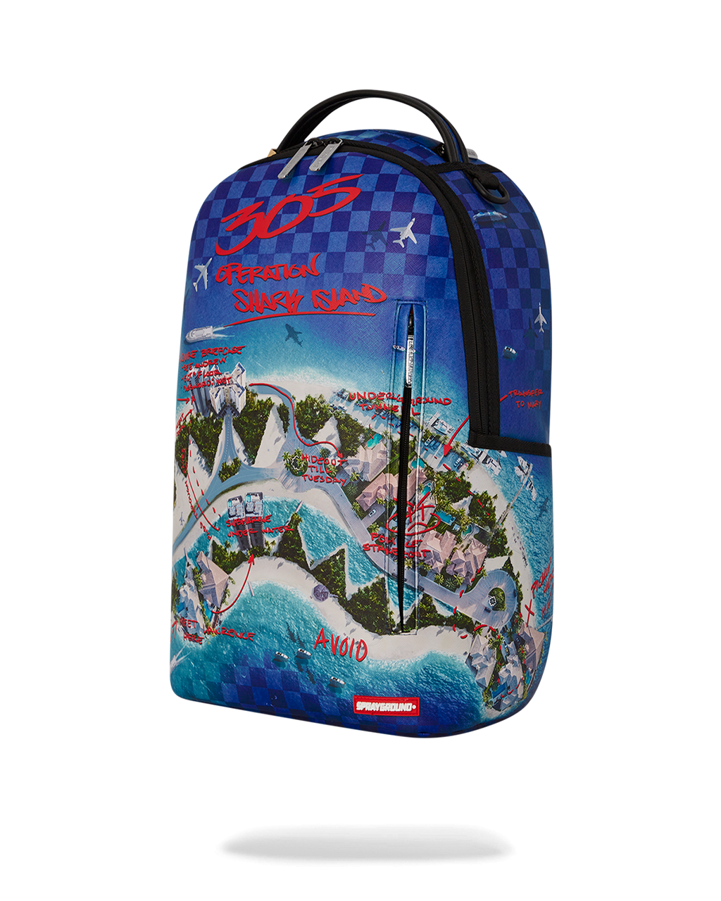 SPRAYGROUND THE 305 SHARK ISLAND BANK HEIST BACKPACK
