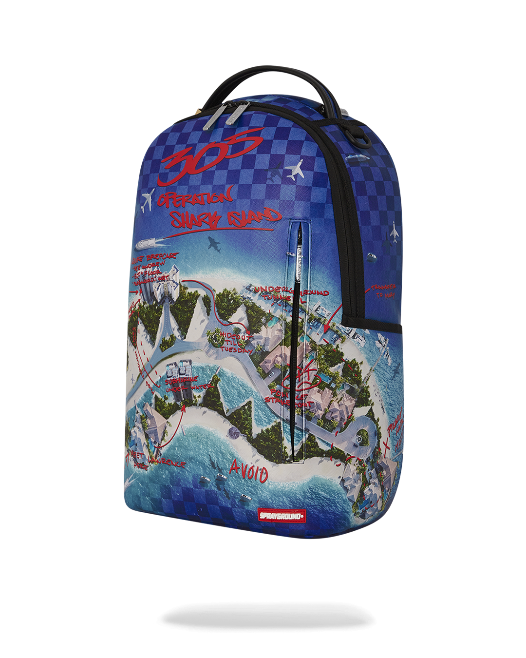 SPRAYGROUND THE 305 SHARK ISLAND BANK HEIST BACKPACK
