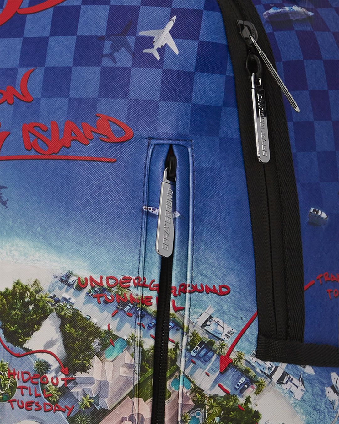 SPRAYGROUND THE 305 SHARK ISLAND BANK HEIST BACKPACK