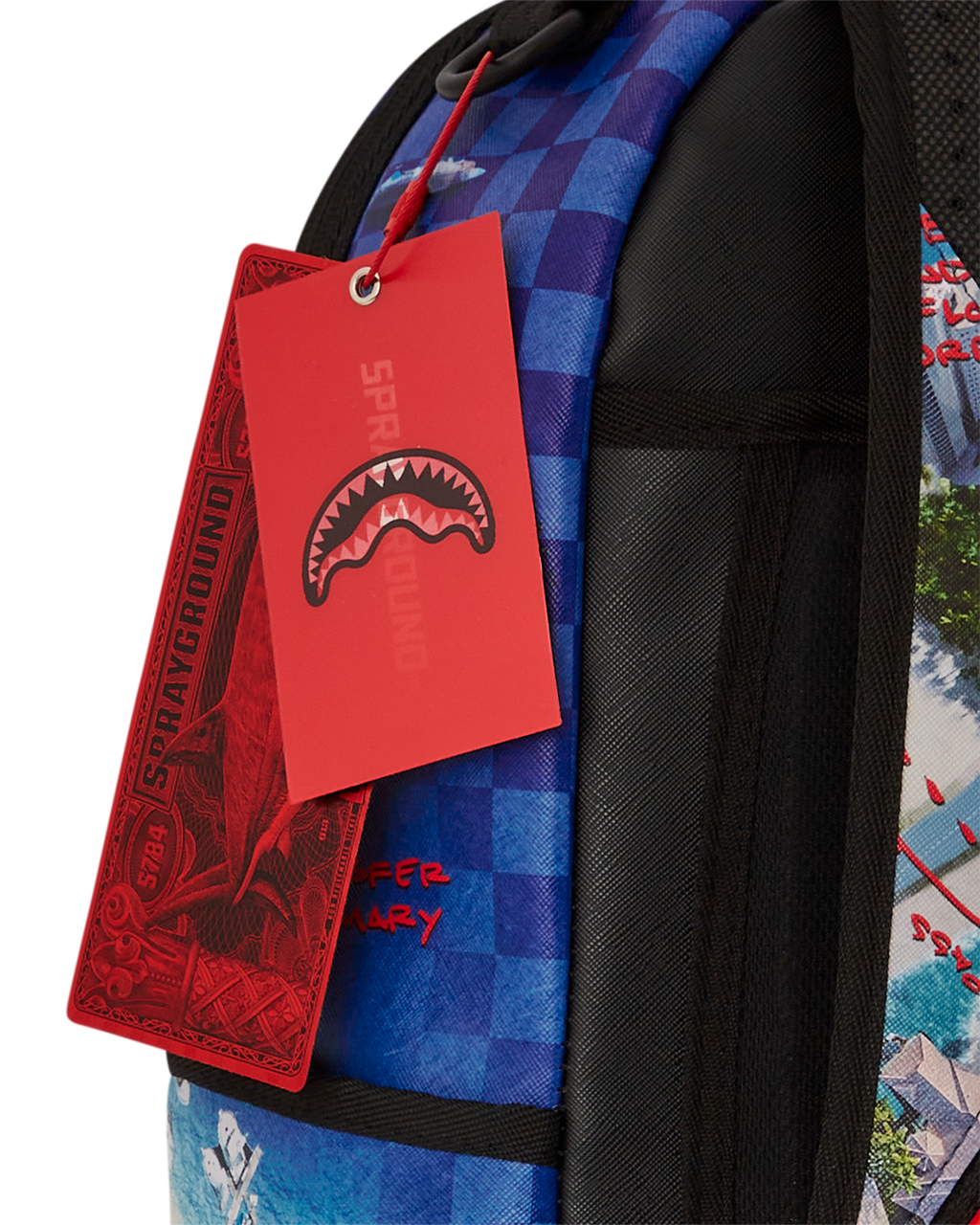SPRAYGROUND THE 305 SHARK ISLAND BANK HEIST BACKPACK