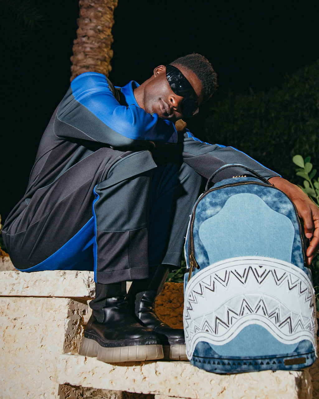 SPRAYGROUND COAST TO COAST A.i.6 SANDFLOWER COLLAB BACKPACK